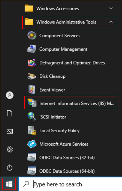 cambiar la ubicación del registro de iis